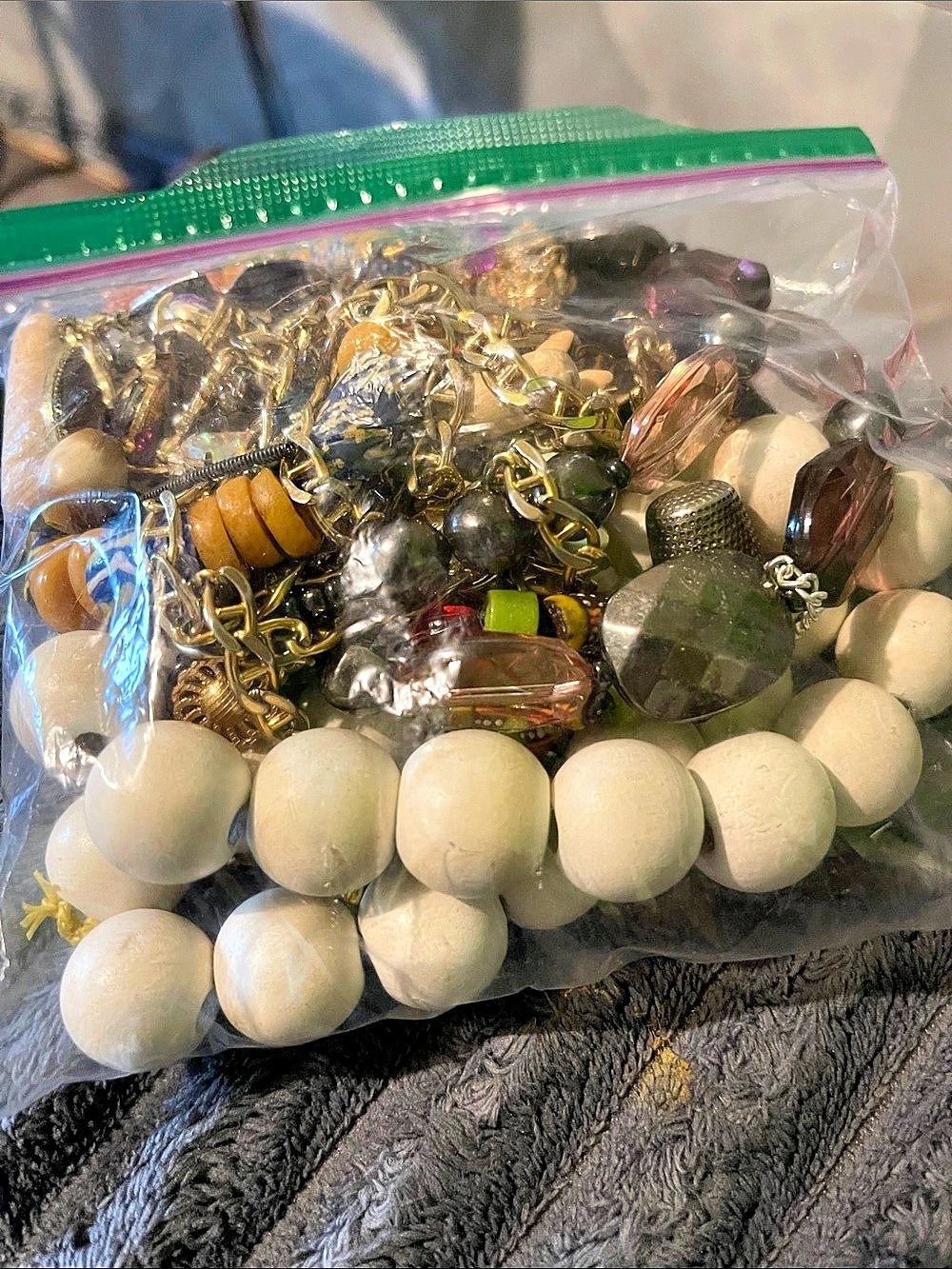 Assorted Jewelry Lot in White & Gold